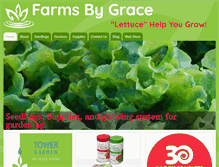 Tablet Screenshot of farmsbygrace.com